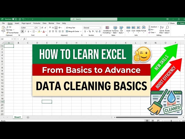 DATA CLEANING BASICS IN EXCEl