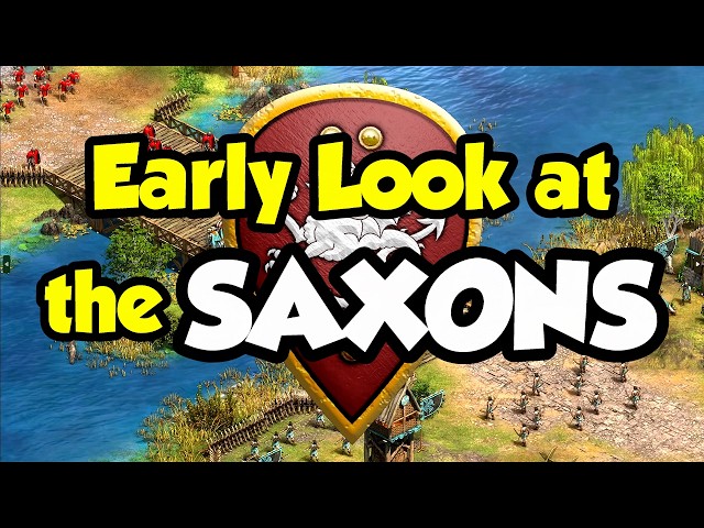 Early look at the SAXONS (new AoE2 civ)