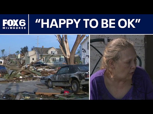 Wisconsin tornado: Menasha resident talks damage, community response | FOX6 News Milwaukee