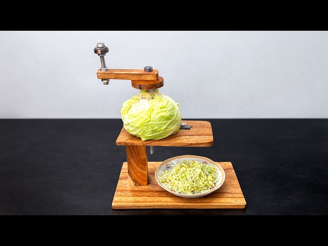 How to Make a Wooden Cabbage Slicer! A Great Idea That Could Earn Millions of Dollars