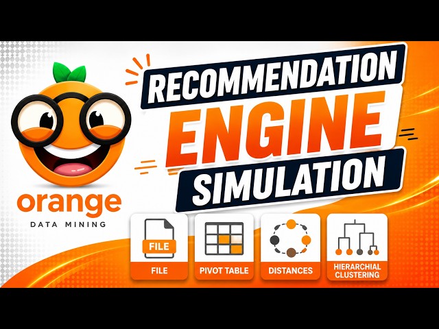 Experiment 7 | Recommendation Engine Simulation in Orange Data Mining | Applications of AI