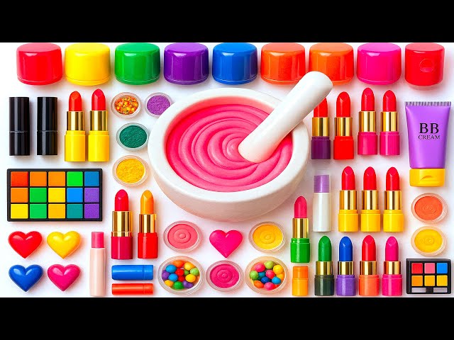 Satisfying Slime Mixing ASMR | Toothpaste, Makeup & Cosmetics | Relax & Sleep