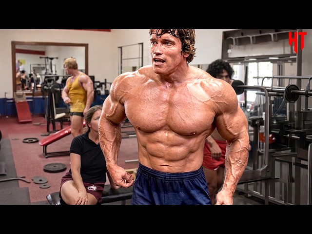CHEST DAY WITH ARNOLD - 4 EXERCISES THAT BUILT A BIG WIDE CHEST - ARNOLD SCHWARZENEGGER MOTIVATION