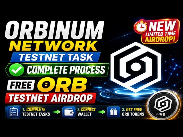 Orbinum testnet airdrop tutorial | testnet task process | new testnet airdrop today | free airdrop |