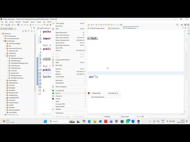 TestNg Introduction in Selenium Java