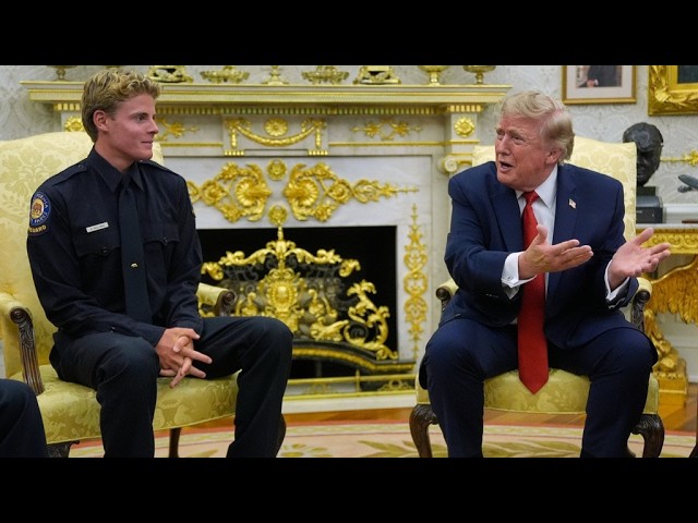 Heroic Santa Cruz teen lifeguard who saved child recognized by Trump at White House