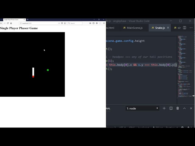 Learn Modern Javascript by Coding a Snake Game