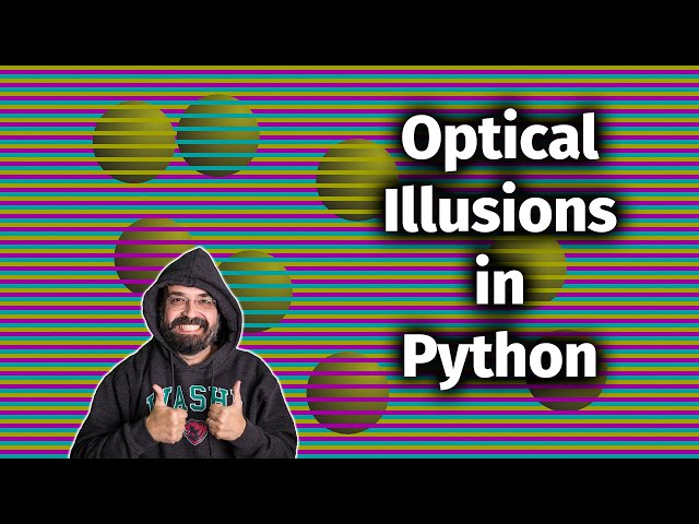 Create a 4K Optical Illusion in Python, Drawing with PIL