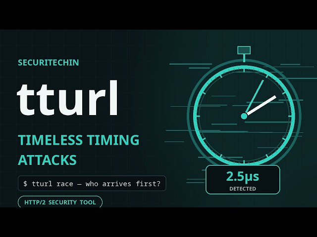tturl: Timeless Timing Attacks from Your Terminal — HTTP/2 Request Races Explained
