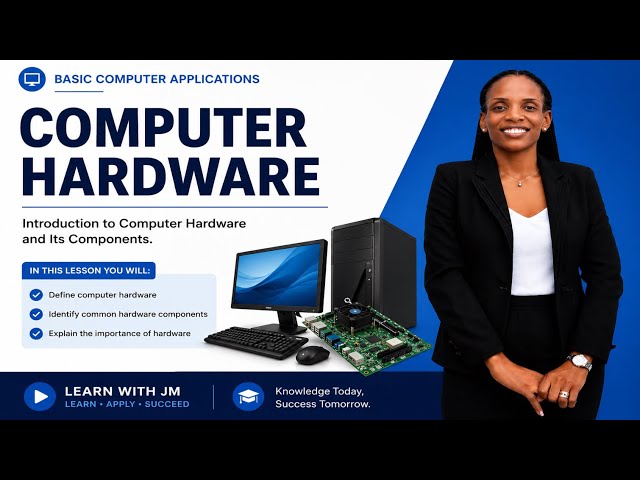 Computer Hardware Explained for Beginners | Input, Output, CPU, RAM, ROM & Storage Devices