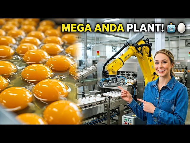 Inside America’s MEGA Egg Factory! 🤯 (Satisfying ASMR Tour)