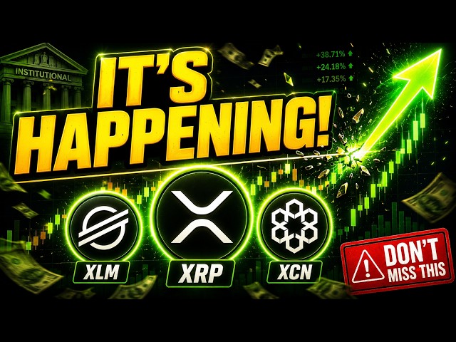 📈ITS HAPPENING! The Institutional Breakout Signals For XRP, XLM & XCN #onyx #ripplenews #stellar