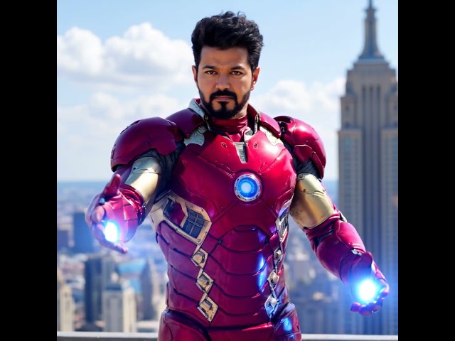 Thalapathy Vijay as Iron Man  #vijay #thalapathy #tamil #kollywood #tamilmemes #thalapathyvijay #ai