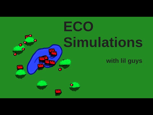 I Made an Ecosystem Simulation in Python for my Lil Guys