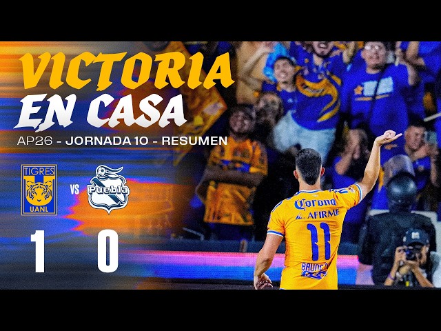 📹 El Resumen Liga MX | Tigres 1-0 Puebla | Jornada 10 | Apertura 2026
