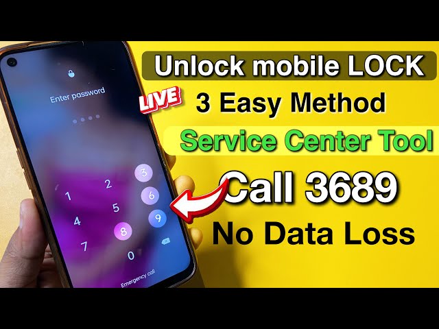 🔴Live-3 methods to unlock all Android🔥UNLOCK FORGOTTEN ANDROID PASSWORD