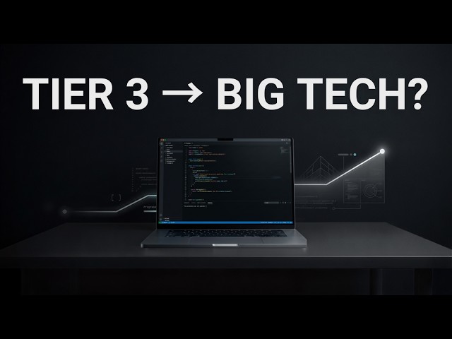 Is a Tier 3 Degree Enough? | My Big Tech Plan