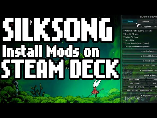 Silksong: How to Install Mods on the Steam Deck