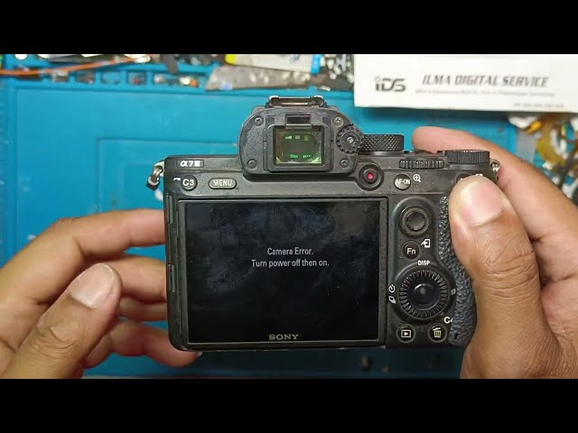Sony A7iii Camera Error, Shutter Closed. Replacing the MB Charge Mechanical is quite easy☺😍