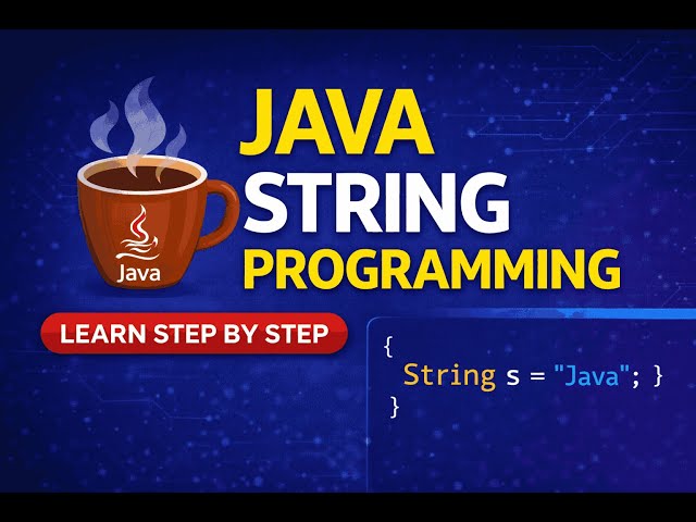Java String Programming Session 4 – java lang String Class