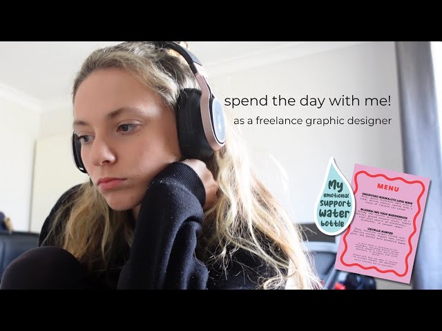 spend the day with me as a freelance graphic designer | day in the life