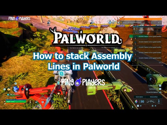 How to Stack Assembly Lines in Palworld (Crafting Guide)