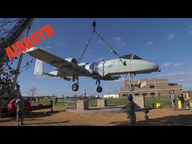 Static A-10 Installation • Warfield Air National Guard Base