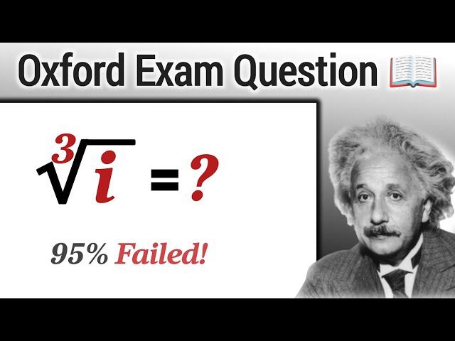 Oxford University Entrance Exam Question | Can you solve this?
