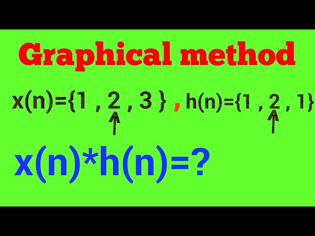 Graphical method of convolution | linear convolution | convolution sum