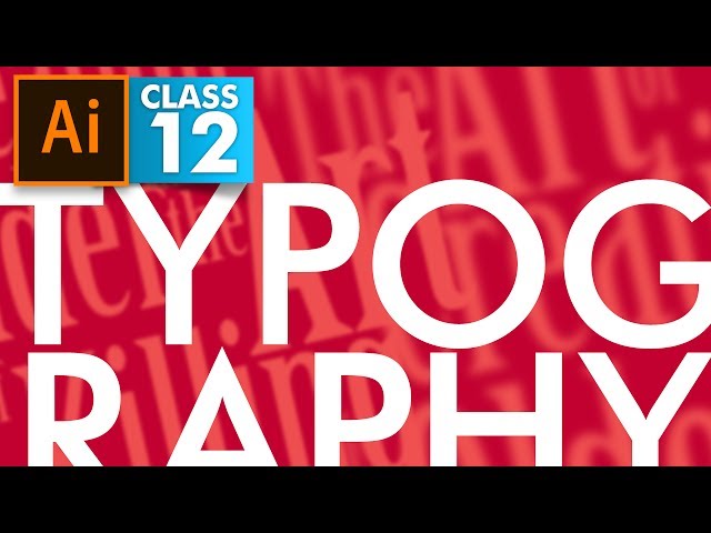Adobe Illustrator - Typography - Class 12 - Urdu / Hindi