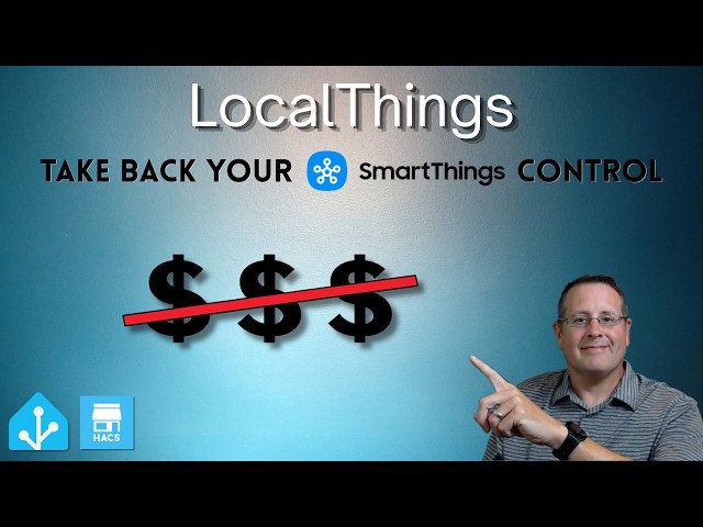 No SmartThings API Charges! Local Appliance Control in Home Assistant.