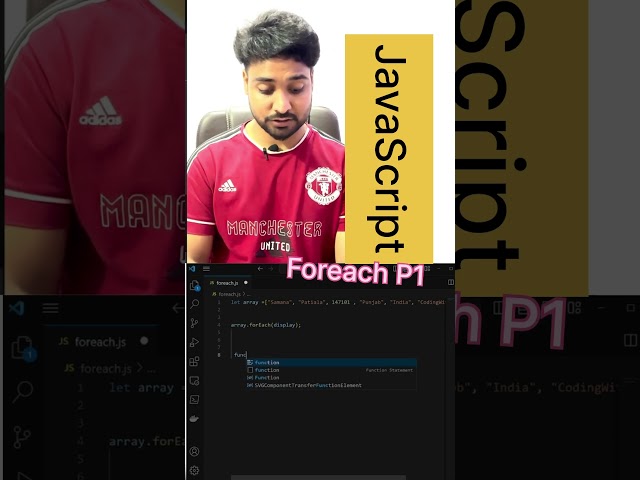 Foreach Loop in Javascript
