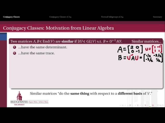 302.6A: Conjugacy Motivation