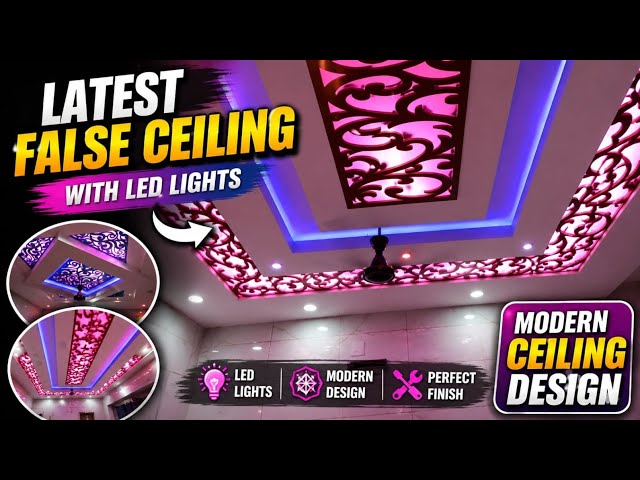 Latest False Ceiling Design 2026 | Modern POP Ceiling Ideas for Living Room & Bedroom