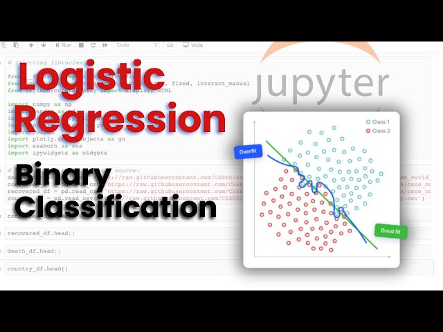 Logistic Regression Binary Classifier | Statsmodels Demo in Jupyter Notebook