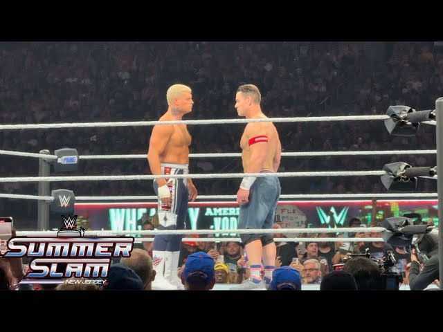 Cody Rhodes vs John Cena Full Match - WWE SummerSlam 8/3/2025