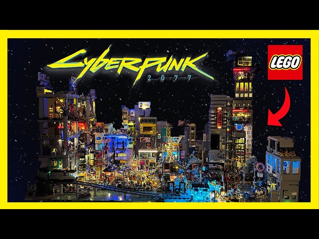 I built a LEGO CYBERPUNK CITY [Full Video]