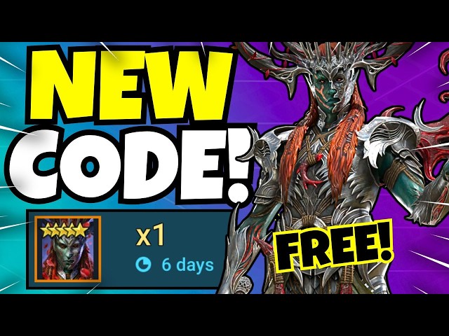BROKEN NEW CODE - Folan Silverheart For NEW Accounts!!! [Raid: Shadow Legends]