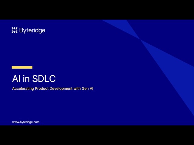 Accelerating Product Development with Gen AI | AI in SDLC