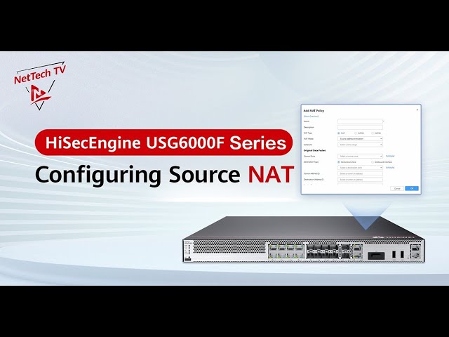 Configuring Source NAT on the HiSecEngine USG6000F
