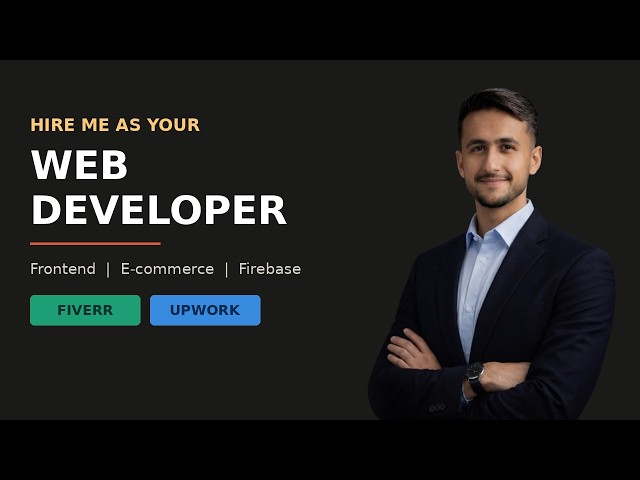 Hire Me as Your Frontend Web Developer | Fast, Reliable, Results-Driven
