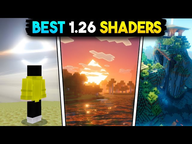 Top 4 shaders for mcpe ( 1.26+) | Best shaders for minecraft pocket edition 😍