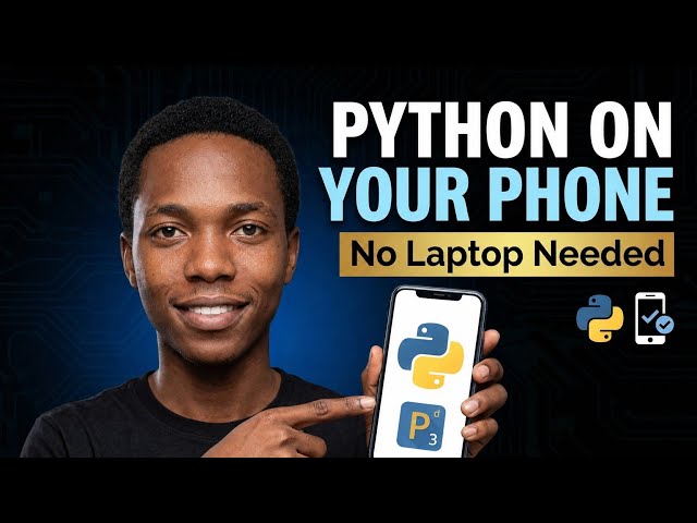 You Don't Need a Laptop, Use Your Phone for Python | Pydroid 3