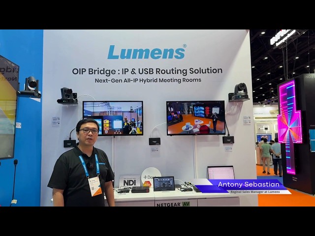 InfoComm Asia 2026: OIP Bridge IP & USB Routing | Lumens ProAV
