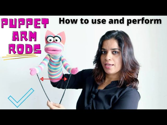 How To Use Puppet Hand Rods | Puppetry techniques | Arm Rods