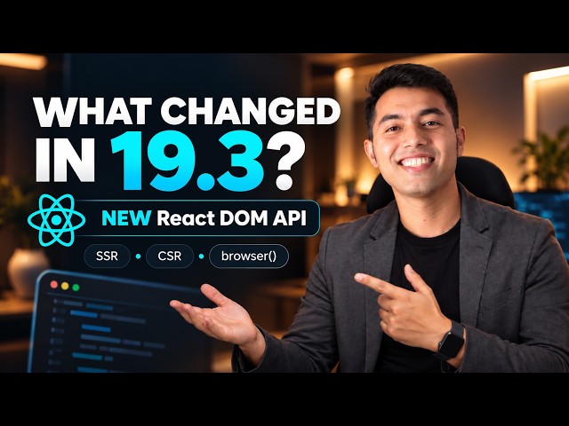 React 19.3 Solves This SSR Problem! browser() API + CSR vs SSR Explained