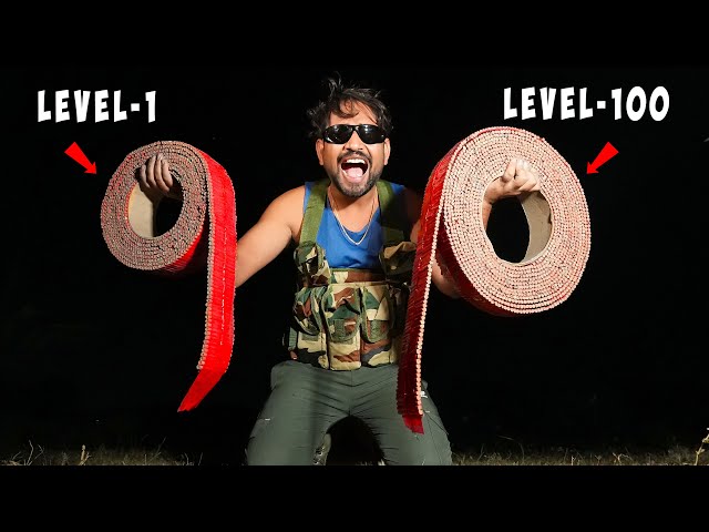 Leval 1 Vs Level 100 Diwali Bomb Testing - सभी तरह के बीड़ी बम | Diwali Stash 2025