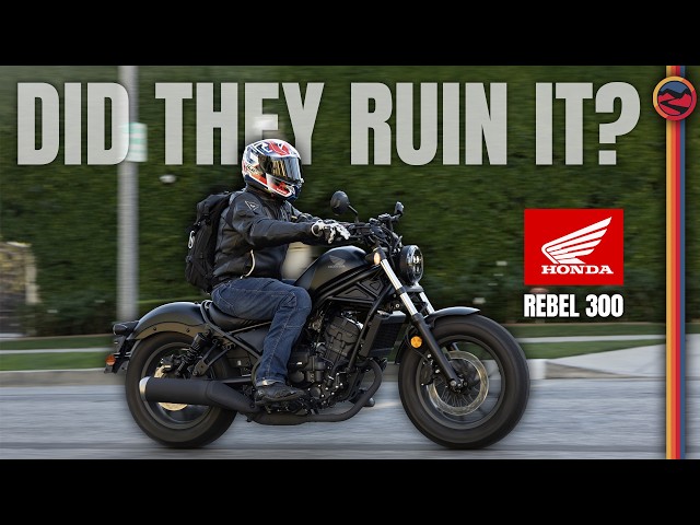 Honda Changed One of the Most Important Beginner Bikes Ever - Rebel 300 Review