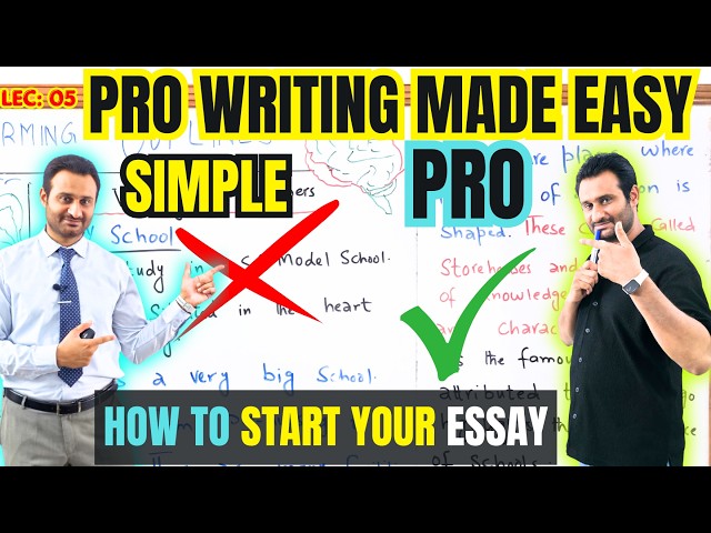 How to Start an English Essay: From Simple to Pro | CSS & PMS Essay Writing D| EXPOSITORY WRITING