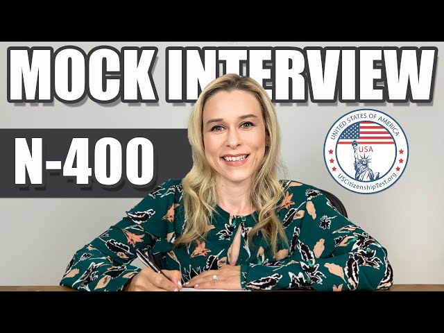 2024 US Citizenship Mock Interview | N-400 Interview Simulation